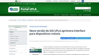 
                            6. Nova versão do SIG-UFLA aprimora interface para dispositivos móveis