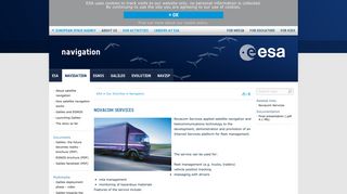 
                            8. Novacom Services / Navigation / Our Activities / ESA