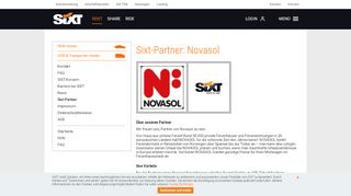 
                            13. Novasol Car Rental Rewards | Earn Points with Sixt rent a car