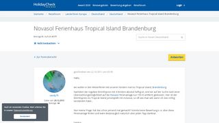 
                            8. Novasol Ferienhaus Tropical Island Brandenburg | Deutschland ...