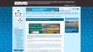 
                            9. Novasol Holiday Homes Discount - The Angling Trust