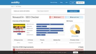 
                            10. novasol.hr | Website SEO Review | Seobility.net