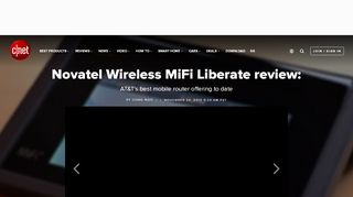 
                            9. Novatel Wireless MiFi Liberate review: AT&T's best mobile router ...