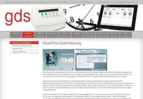 
                            6. NovaTime Zeiterfassung | gds GmbH Karlsruhe | NovaTime Systeme ...