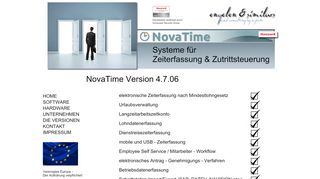 
                            6. NovaTime Zeiterfassung & Zutritt