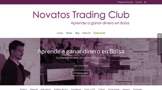 
                            6. Novatos Trading Club: Inicio