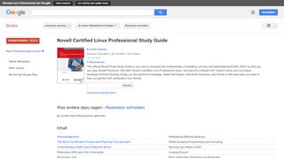 
                            11. Novell Certified Linux Professional Study Guide