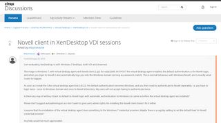 
                            11. Novell client in XenDesktop VDI sessions - XenDesktop 4.0 ...