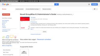 
                            13. Novell GroupWise 6.5 Administrator's Guide: NOVELLS GROUPWISE 6.5 _1