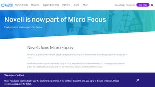 
                            4. Novell ist nun Micro Focus | Micro Focus