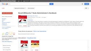 
                            13. Novell ZENworks 7 Suite Administrator's Handbook