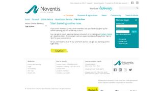 
                            2. Noventis Credit Union - Sign up now