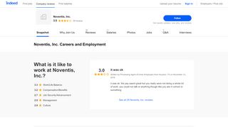 
                            13. Noventis, Inc. Careers and Employment | Indeed.com