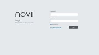 
                            5. Novii - Lead Management Centre - Log in