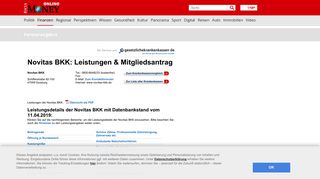 
                            11. Novitas BKK: Leistungen & Mitgliedsantrag | FOCUS.de