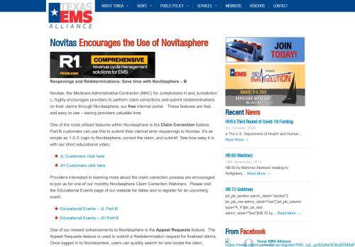 
                            9. Novitas Encourages the Use of Novitasphere | Texas EMS ...