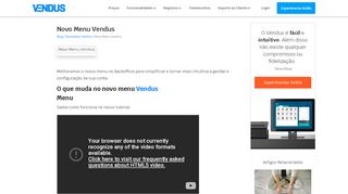 
                            4. Novo Menu Vendus - Vendus