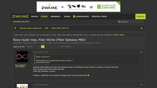 
                            6. Novo router meo, Fiber Works (Fiber Gateway MEO) | Página 3 ...