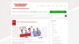 
                            3. Novo Site Curso Souza Barros - Curso Souza Barros de Enfermagem