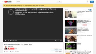 
                            7. Novo vídeo na Plataforma EAD - Hélio Couto - YouTube