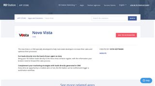 
                            7. Novo Vista - RD Station App Store