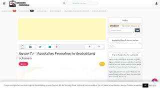 
                            11. Novoe TV - Russisches Fernsehen in deutschland schauen ...