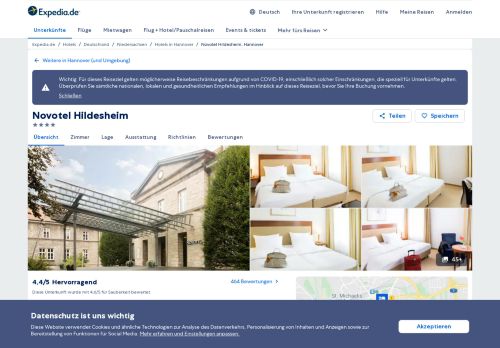 
                            10. Novotel Hildesheim, Hannover: Hotelbewertungen 2019 | Expedia.de