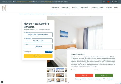 
                            7. Novum Hotel Sportlife Elmshorn | Novum Hotels