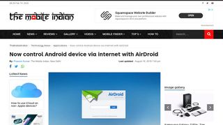 
                            9. Now control Android device via internet with AirDroid