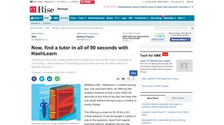 
                            6. Now, find a tutor in all of 90 seconds with HashLearn - The Economic ...