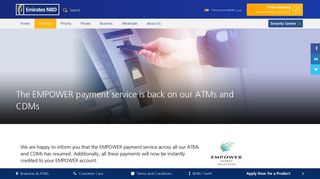 
                            10. Now make Empower payments via ATM - Emirates NBD