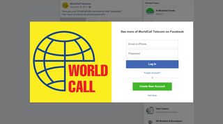 
                            8. Now pay your WorldCall bills... - WorldCall Telecom | Facebook