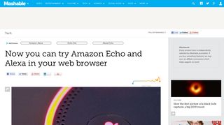 
                            7. Now you can try Amazon Echo and Alexa in your web browser