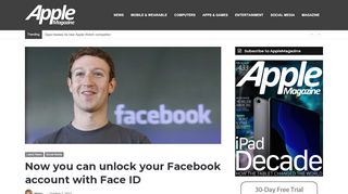 
                            7. Now you can unlock your Facebook account with Face ID ...