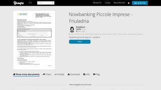 
                            8. Nowbanking Piccole Imprese - Friuladria - Yumpu