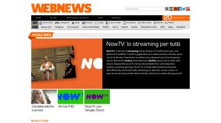 
                            9. NowTV: come funziona e prezzi | Webnews