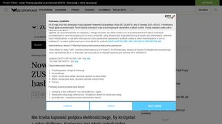 
                            8. Nowy Portal Informacyjny ZUS: Potrzebny profil, login i hasło - ZUS ...