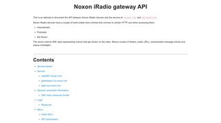 
                            4. Noxon gateway API documentation - cweiske.de
