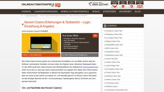 
                            5. Noxwin Casino Erfahrungen & Testbericht - Login, Einzahlung ...