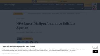
                            11. NP6 lance Mailperformance Edition Agence - E-marketing