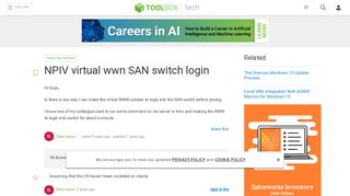 
                            13. NPIV virtual wwn SAN switch login - IT Toolbox