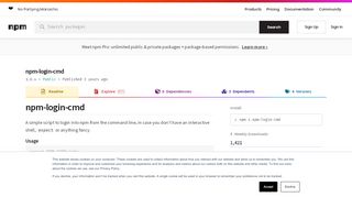 
                            10. npm-login-cmd - npm