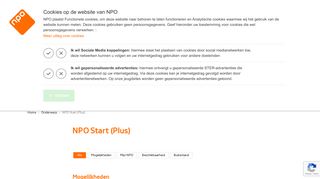 
                            4. NPO Start (Plus) - NPO Service