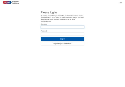 
                            8. NPOWER BUSINESS SOLUTIONS: Log In