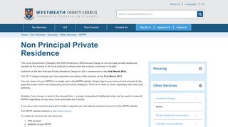 
                            8. NPPR - Westmeath County Council (WCC) Our Services