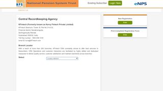 
                            1. NPS Login - National Pension System Account Login ... - eNPS Karvy