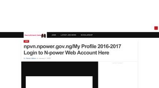 
                            6. npvn.npower.gov.ng/My Profile - Login to Your N-power Web Account ...