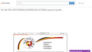 
                            9. Nr. 80 SPD-ORTSVEREIN ZORNEDING-PÖRING Januar Quelle ...