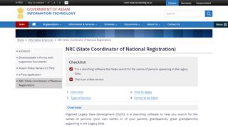 
                            2. NRC (State Coordinator of National Registration) | Information ...