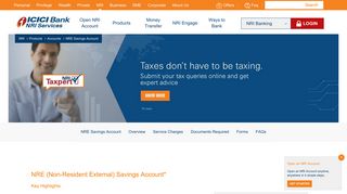 
                            8. NRE Account | NRE Savings Account - ICICI Bank NRI Services